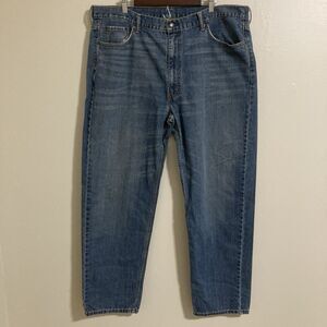 Levi 550 Relaxed Fit 5 Pocket Men’s Jeans 44x34 Light Wash Big & Tall